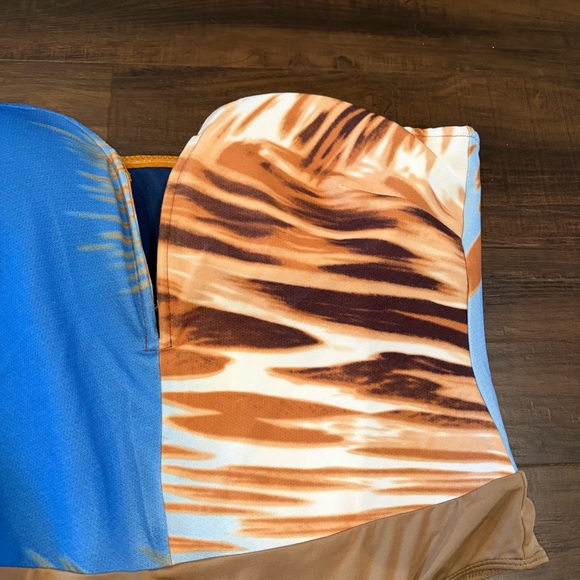 JLUXLABEL Royal Versailles Strapless Bodysuit Maxi Skirt Set NWT L - Picture 4 of 13